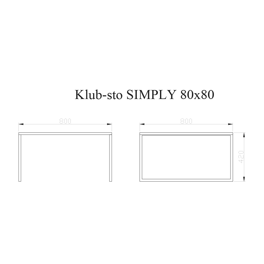 Klub sto SIMPLY 2 - Slika 2