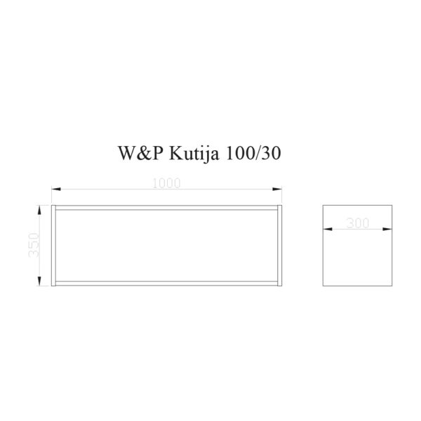 WORK&PLAY kutija 100x30